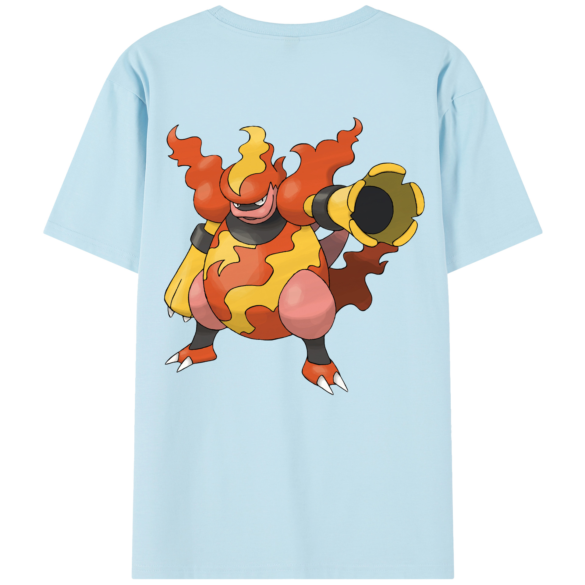 （画像用） ポケットモンスター Pokémon 綿100％半袖Tシャツ（背面プリント）